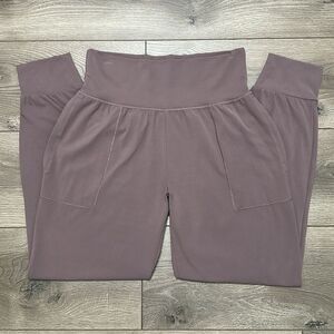 Athleta Salutation Jogger High Rise Mauve Pink‎ Active Yoga Pants Size Small